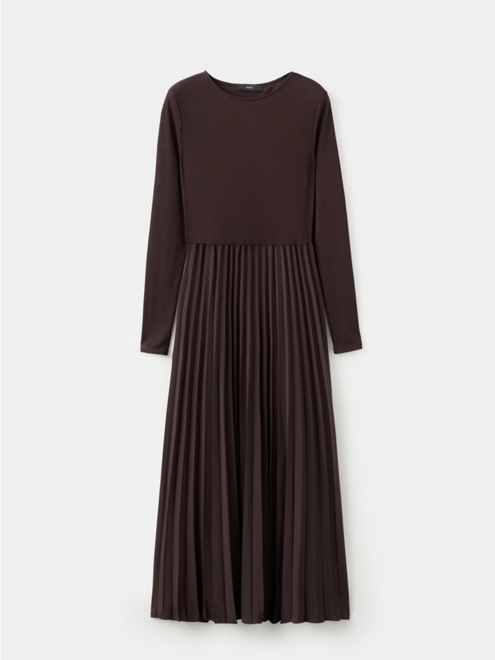 Mango (size 2) FLARED MIDI-DRESS WITH BELT - Picture 2 of 11
